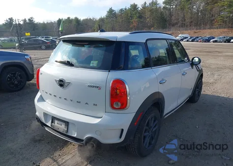 2016 Mini Countryman Cooper S z USA, uszkodzony, nr VIN WMWZC5C53GWU00237